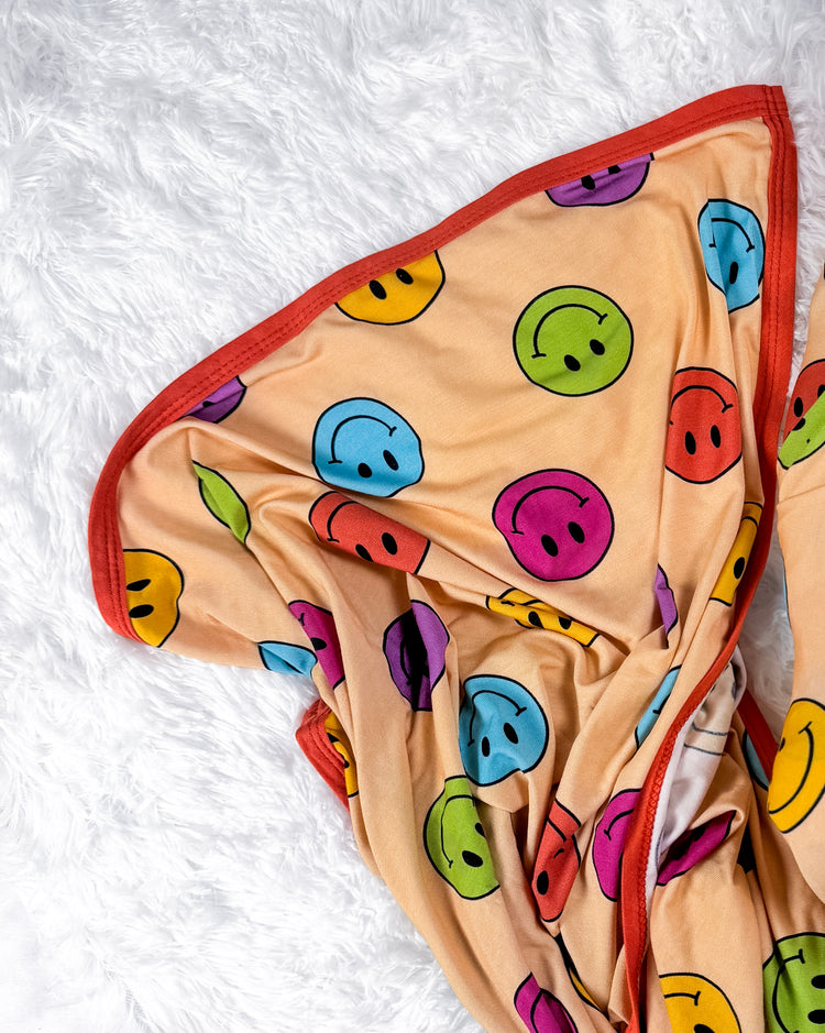 Smiley Squad Swaddle